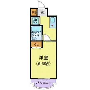 神奈川県川崎市高津区溝口3【マンション】の間取り