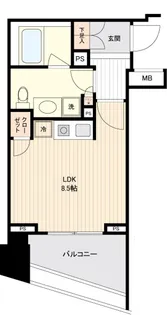シティハウス代々木【3階】の間取り