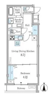 Blommor西麻布【2階】の間取り