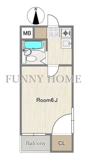 東京都世田谷区船橋4【アパート】の間取り