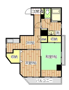 神奈川県横浜市鶴見区市場大和町【マンション】の間取り