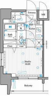 ガーラ・ステーション新丸子【9階】の間取り