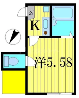 イルビラージュ金町【1階】の間取り