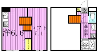 RIZEST MK柏【2階】の間取り