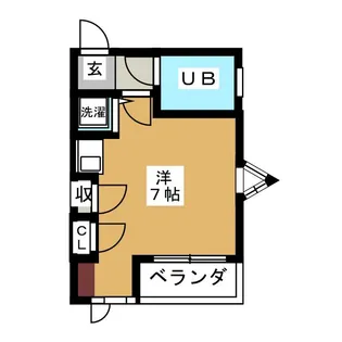 東京都杉並区和田3【マンション】の間取り
