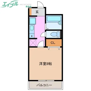 ウッズフェアリー【3階】の間取り