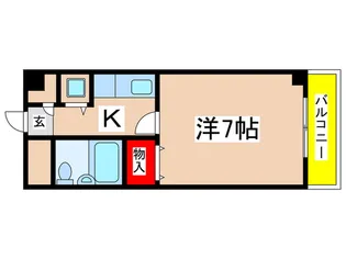 メゾン クレール【7階】の間取り