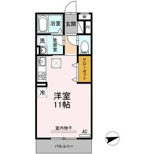 ベッロ・ルーチェIII【1階】の間取り