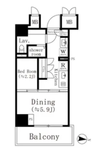 KOENJI Crossover【2階】の間取り