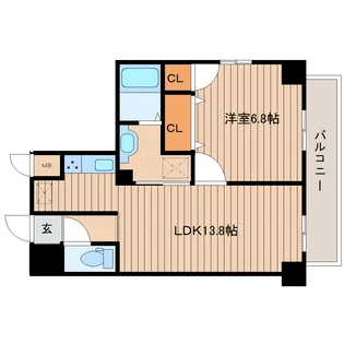 Quarante-deux KITASENDAI【3階】の間取り