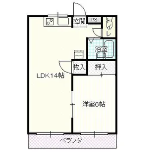 長野県長野市若穂綿内【マンション】の間取り