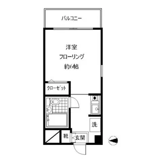 サザンパレス服部【2階】の間取り