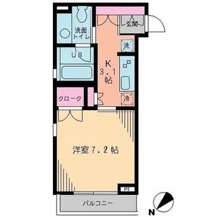 ラフィーネ渋谷本町【1階】の間取り