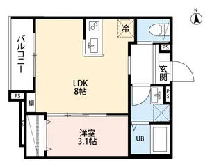 rh Itabashi【2階】の間取り
