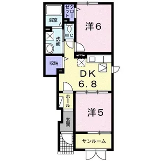 フォルテIII(forte)【1階】の間取り