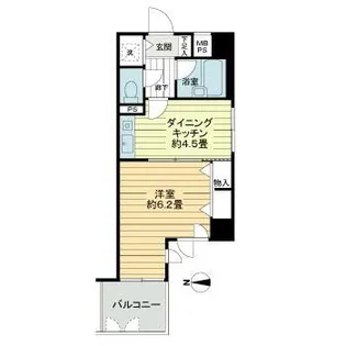 ライオンズマンション四条堀川第2【8階】の間取り