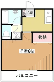 當麻ハイム【1階】の間取り