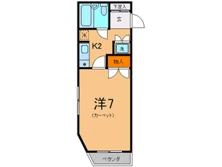 ウインベルソロ川崎第13【5階】の間取り