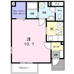 セリシール【1階】の間取り