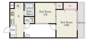 田村ビル【5階】の間取り