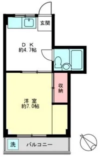 マルセイハイツ【2階】の間取り