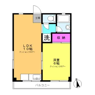 中村ビル【2階】の間取り