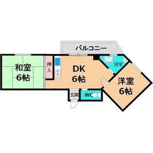 今清マンション【2階】の間取り