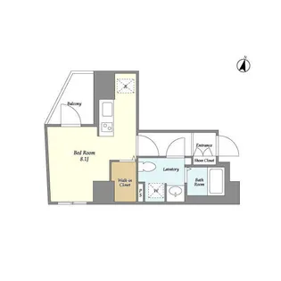 ピュアレジデンス小石川【4階】の間取り