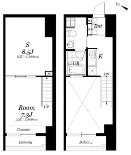 リブシス浦和の間取り