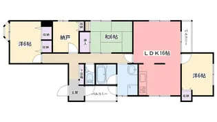 パークレーン’90【1階】の間取り