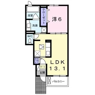 モン スティル【1階】の間取り