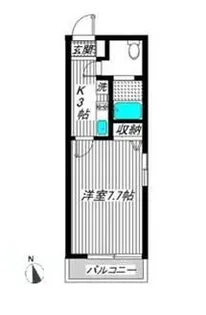 ミラージュ湘南【2階】の間取り