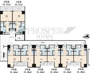 ArtizA森ノ宮D.C【7階】の間取り