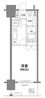コンフォリア新宿御苑I【10階】の間取り