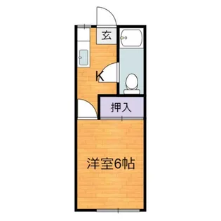 東松原ハイツ【1階】の間取り