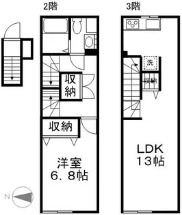 ガーデンパレス高円寺【3階】の間取り