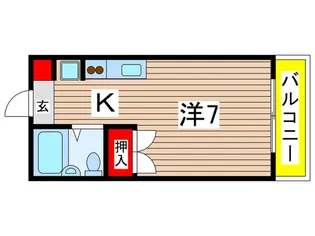 セントラルハイツ【2階】の間取り