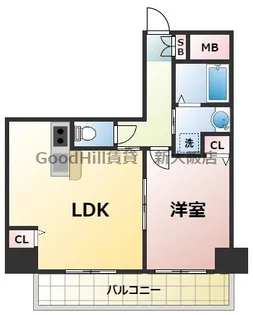 ノルデンハイム東三国IIIA【2階】の間取り