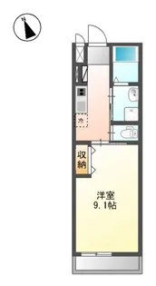サンコート阿方【1階】の間取り