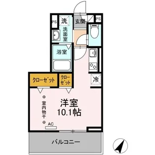 セジュール・オッツM【2階】の間取り