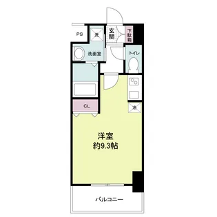 アーバンフラッツ王子公園【3階】の間取り