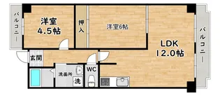 エバーヒルズ【7階】の間取り