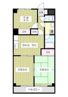 北町大木マンション【2階】の間取り