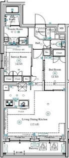 LUMEED赤羽NORTH【5階】の間取り