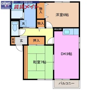 Green Park【2階】の間取り