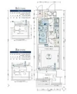 エステムコート名古屋金山ミッドクロス【5階】の間取り