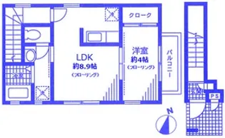 DC三春台【2階】の間取り