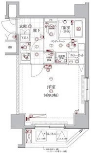 レアライズ浅草【4階】の間取り