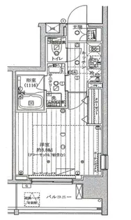 レガリス東京イースト【3階】の間取り