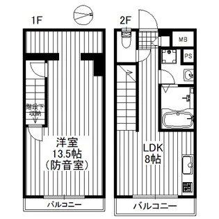 コルティーレ下北沢の間取り